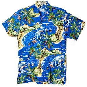 VTG Gohawaii Handmade Mens Size XL Button Shirt